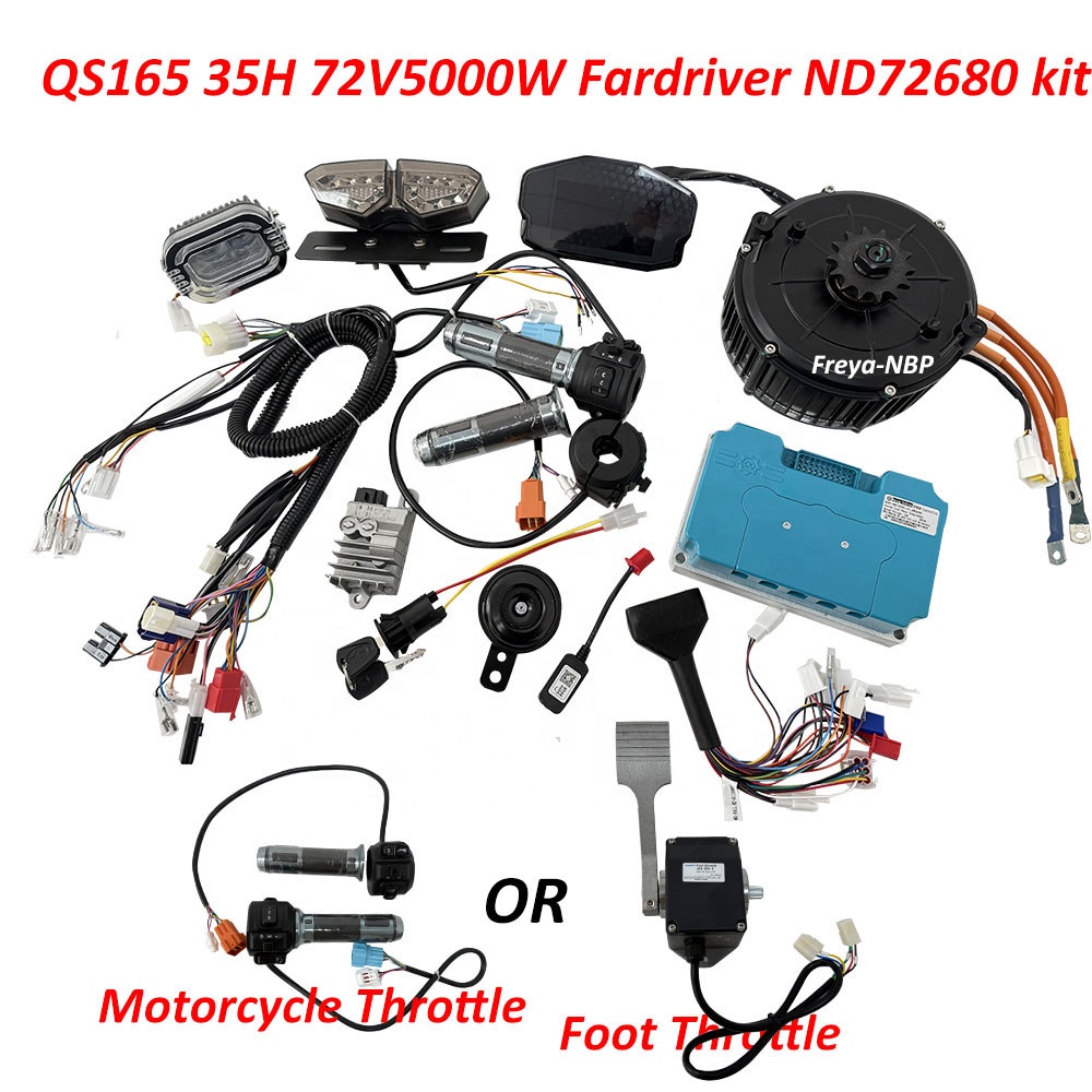 Mid Drive Motor Kit 72V 5000W - Motore QS QS165 5000W 72V 35H