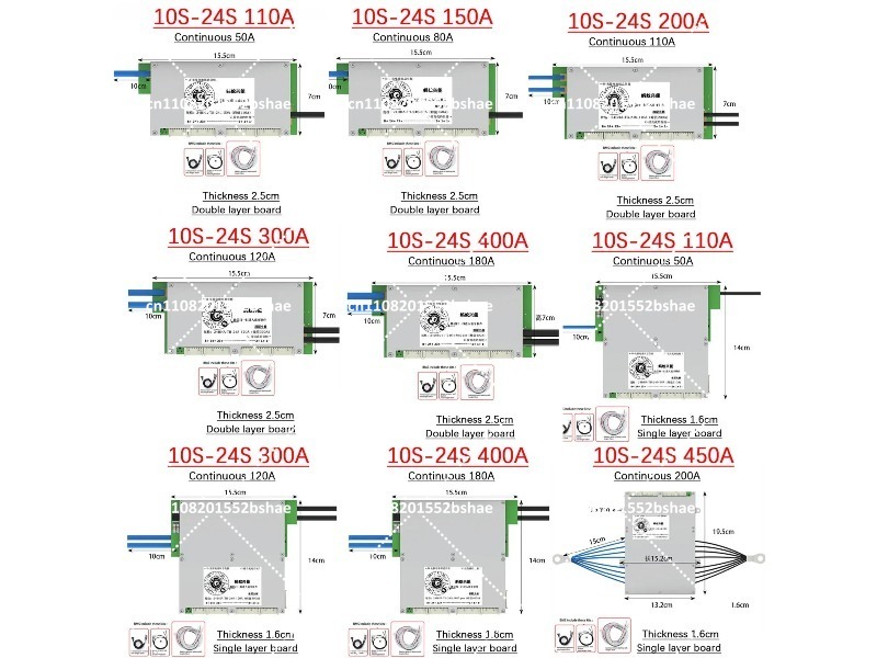Scheda di Protezione Batteria  - Smart Bms 24S 200A Bluetooth Lifepo4 recensione e prezzo
