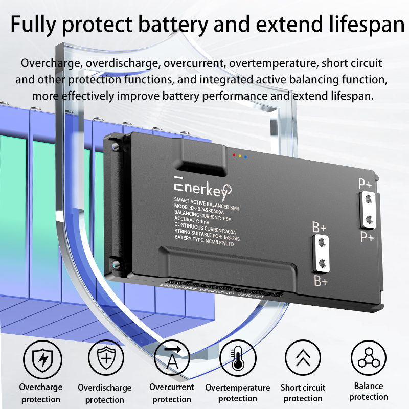 Enerkey Smart BMS 16S-24S 200A - Smart Bms 24S 200A Bluetooth Lifepo4 recensione e prezzo